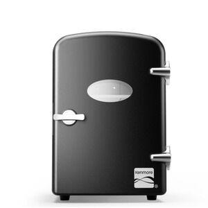 Kenmore 6 Can Mini Refrigerator Countertop Tiny Fridge for Skincare & Makeup NEW